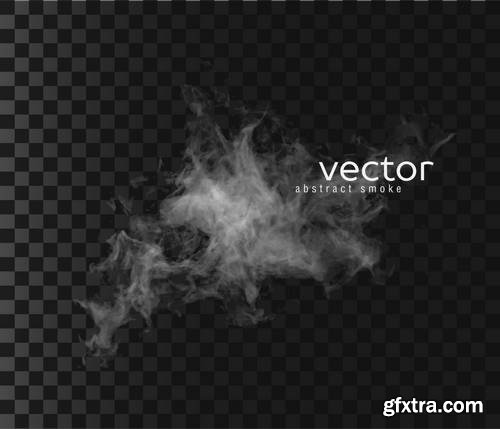 Smoke Vector on Transparent Background 5