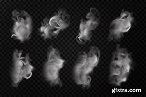 Smoke Vector on Transparent Background 5