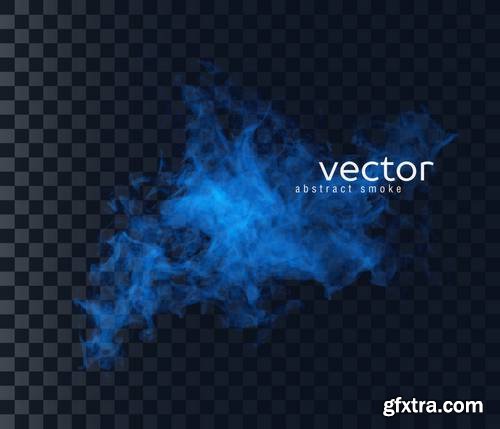 Smoke Vector on Transparent Background 5