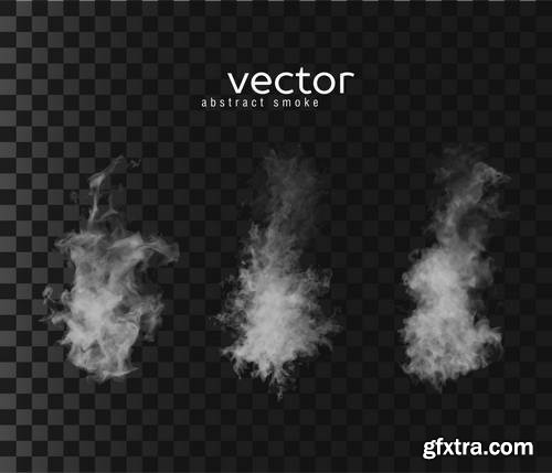 Smoke Vector on Transparent Background 5