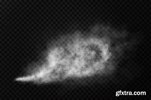 Smoke Vector on Transparent Background 5