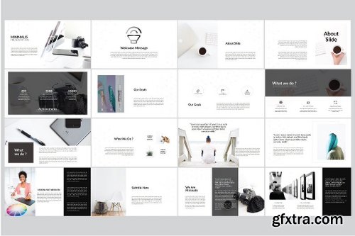 CreativeMarket Minimalis Multipurpose Powerpoint 1212667