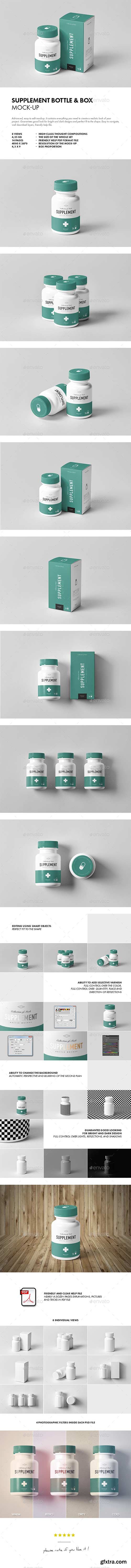 Graphicriver - Supplement Bottle Mock-Up 20226933