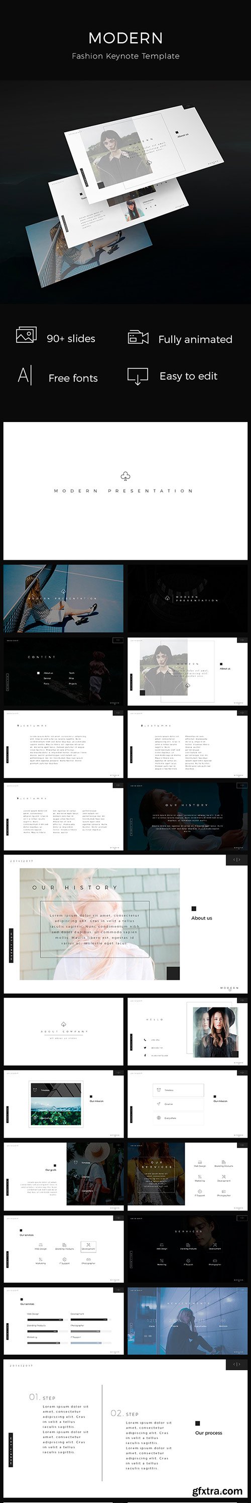 Graphicriver - Modern Keynote Template 19923998