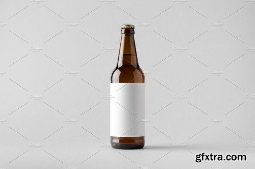 CreativeMarket Beer Bottle Mock-Up Photo Bundle 1324292