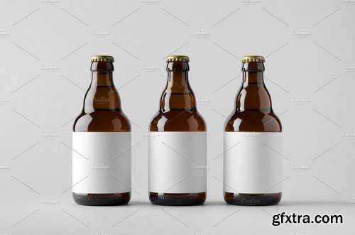 CreativeMarket Beer Bottle Mock-Up Photo Bundle 2 1324529