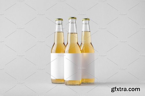 CreativeMarket Beer Bottle Mock-Up Photo Bundle 3 1324658