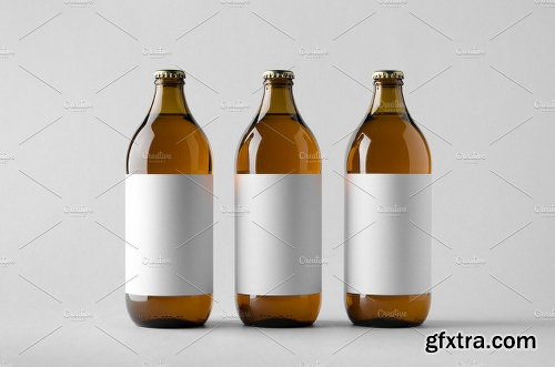 CreativeMarket Beer Bottle Mock-Up Photo Bundle 4 1324696