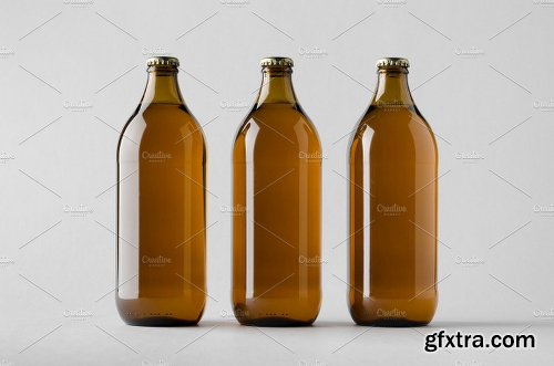 CreativeMarket Beer Bottle Mock-Up Photo Bundle 4 1324696