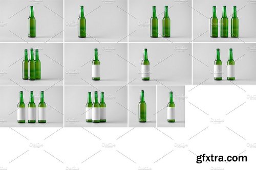 CreativeMarket Beer Bottle Mock-Up Photo Bundle 5 1324721