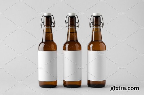 CreativeMarket Beer Bottle Mock-Up Photo Bundle 7 1324886