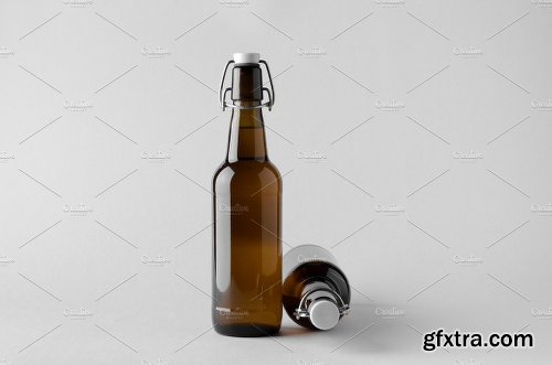 CreativeMarket Beer Bottle Mock-Up Photo Bundle 7 1324886