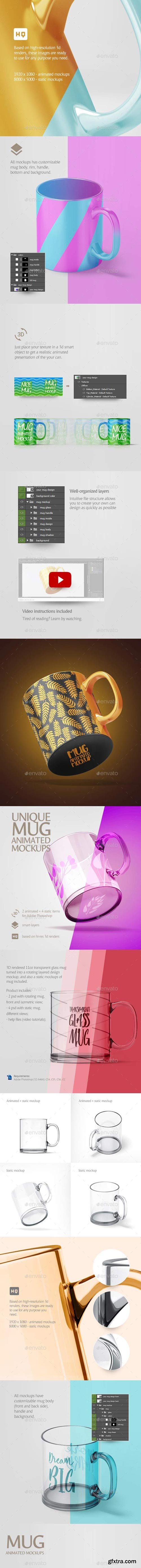 GraphicRiver - Mug Animated Mockups Bundle - 20054209