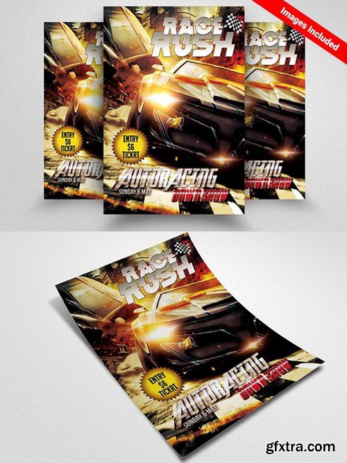 CM - Car Racing Flyer Template 1544898