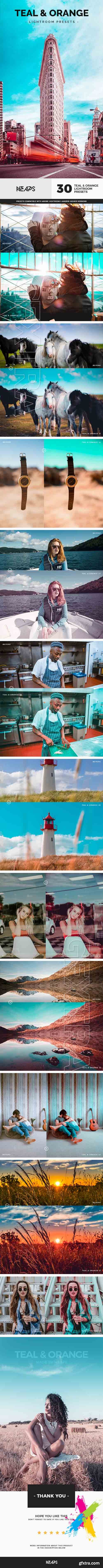 Graphicriver - 30 Teal & Orange Lightroom Presets 20169828