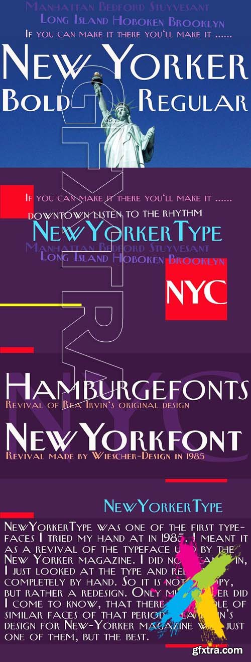 CM - New Yorker Type Font 1612830