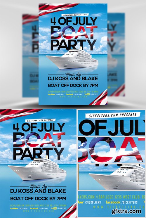 4TH of July Flyer Template V5