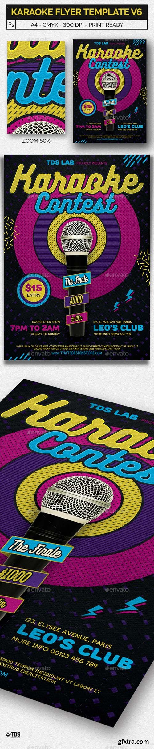 GR - Karaoke Flyer Template V6 20208209