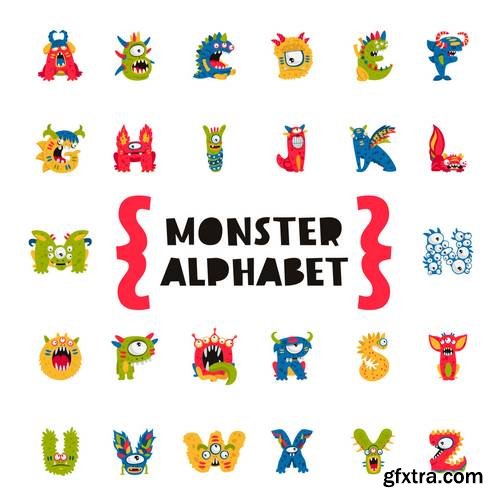 Alphabet Vector Font 13