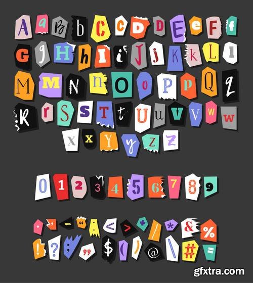 Alphabet Vector Font 13