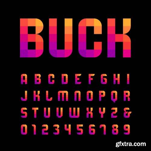 Alphabet Vector Font 13