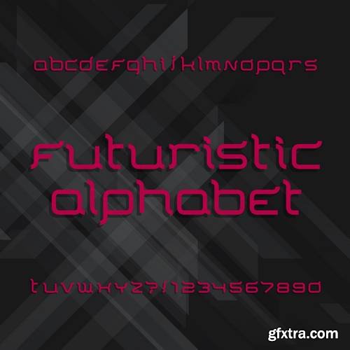 Alphabet Vector Font 13