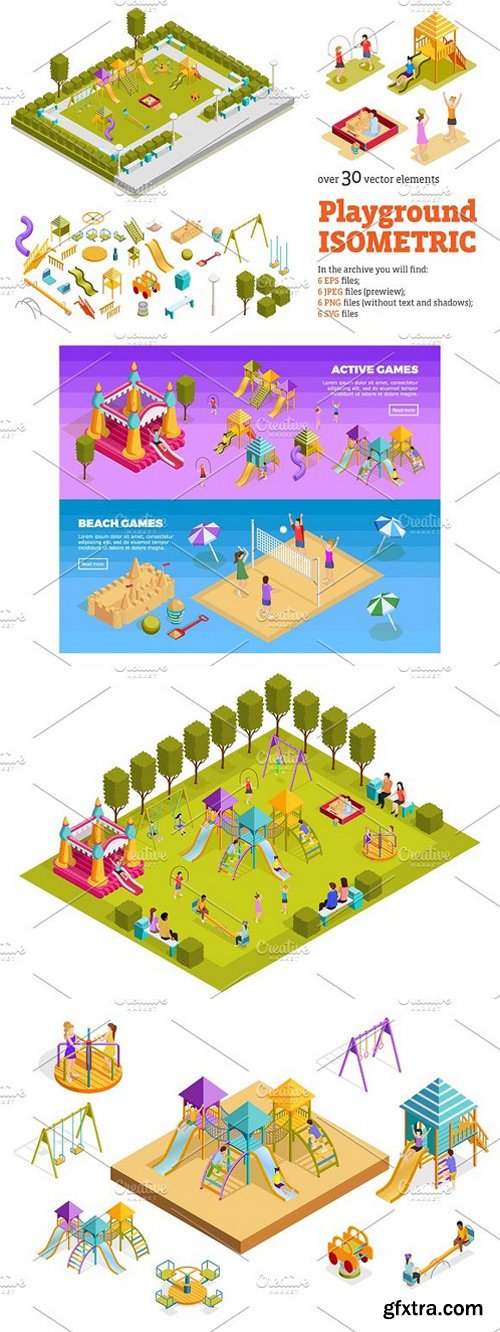 CM - Playground Isometric Set 1545501