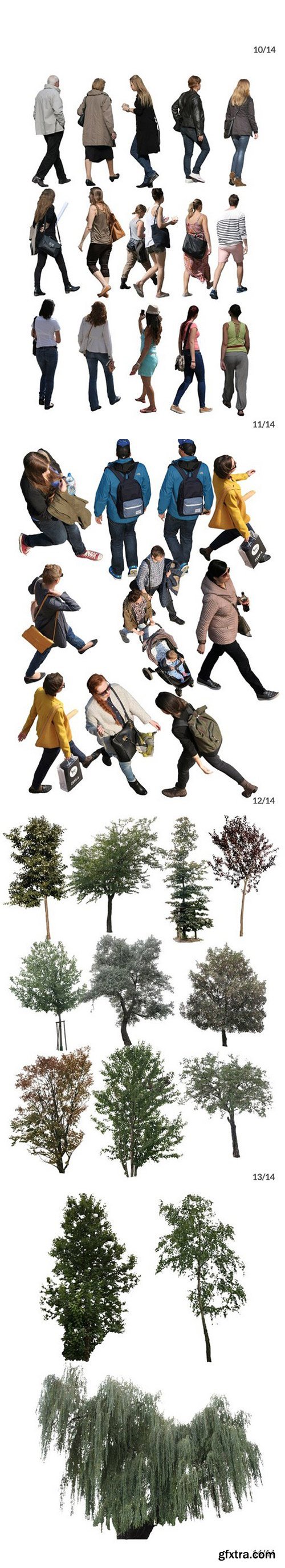 CM - 251 Cut out people, trees and leaves 1545717
