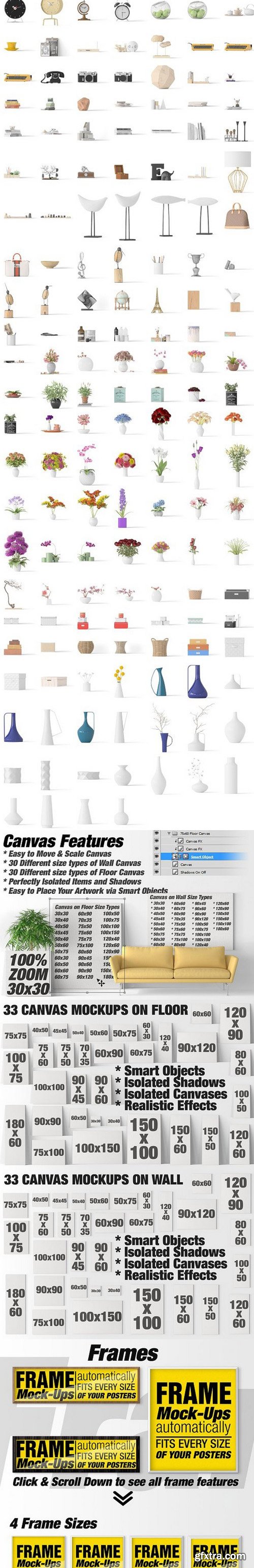 CM - Canvas Mockups - Frames Mockups v 40 1502934