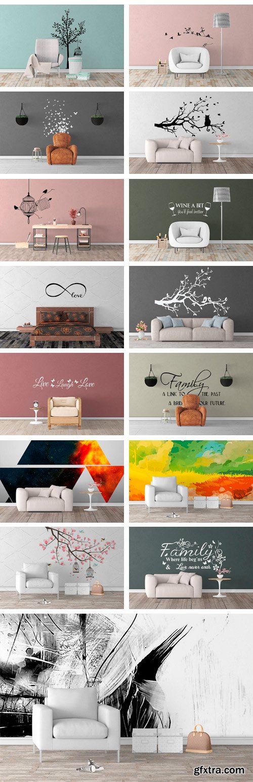 CM 1480426 - Wall Art Mockups BUNDLE V41