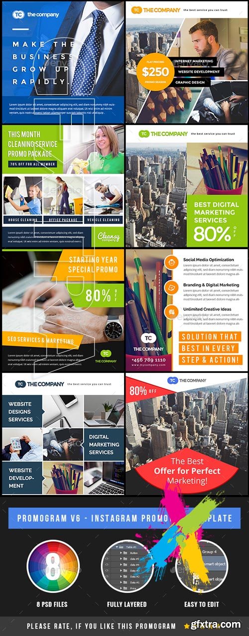 Graphicriver - Promogram Vol.07 - Instagram Promotion Template 20146664