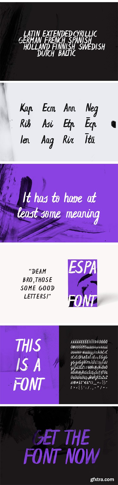 CM 1603064 - Espa Extended Brush Font