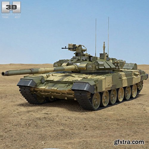 T-90 3D model