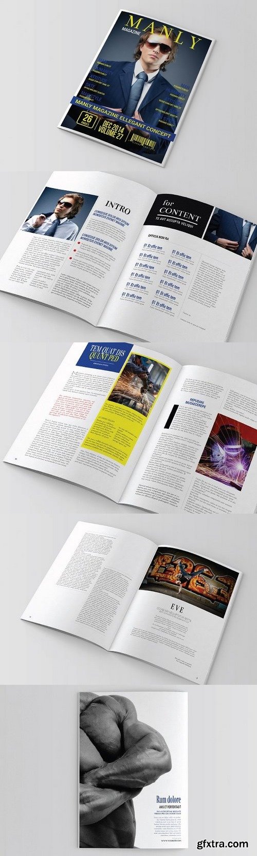 CM - InDesign Magazine Templates 66392