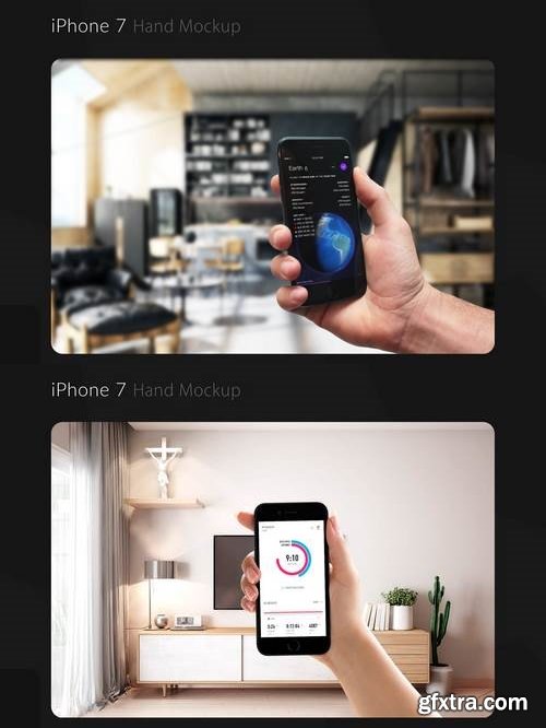 iPhone 7 Hand Mockup
