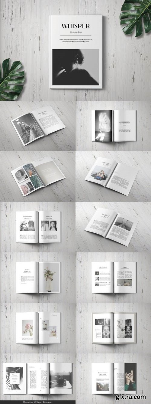 Whisper Magazine Template