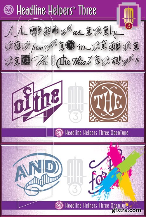 Headline Helpers Three SG - font family