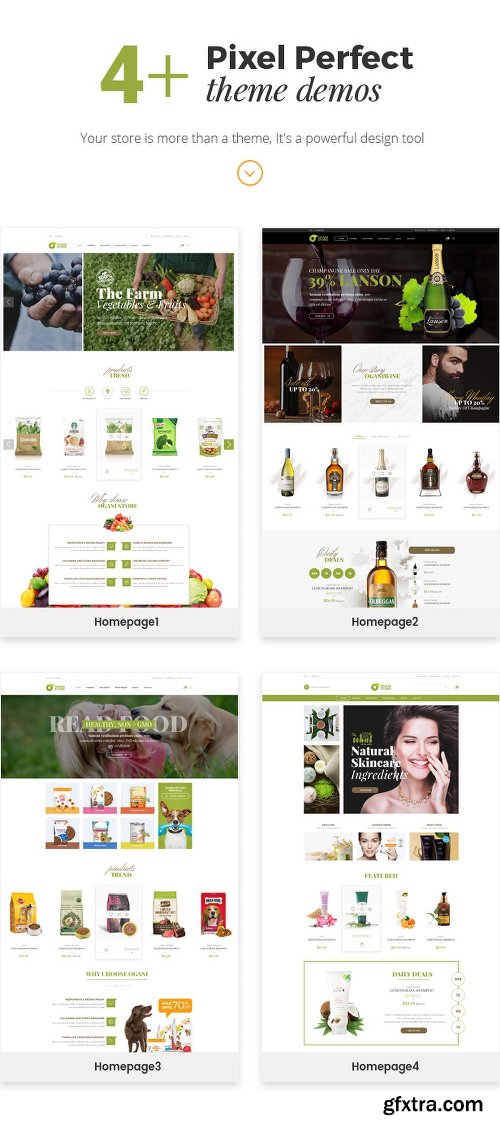 ThemeForest Ogani - Organic, Food, Pet, Alcohol, Cosmetics Responsive Magento Theme 20248498