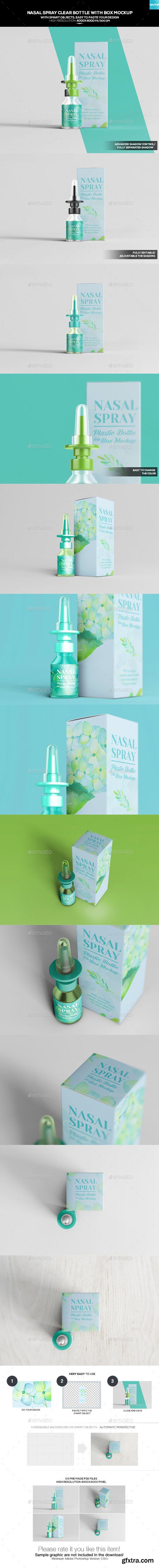 GR - Nasal Spray Clear Bottle With Box Mockup 20250084