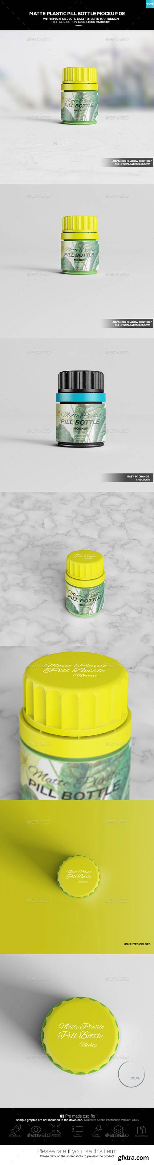 GR - Matte Plastic Pill Bottle Mockup 02 20212424