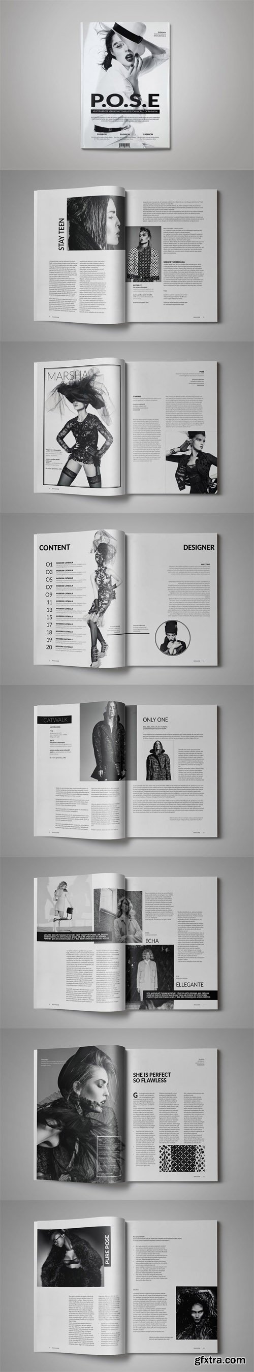 Multipurpose Indesign Magazine Template