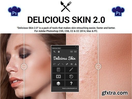 Delicious Skin Panel 2.0 Plugin for Photoshop