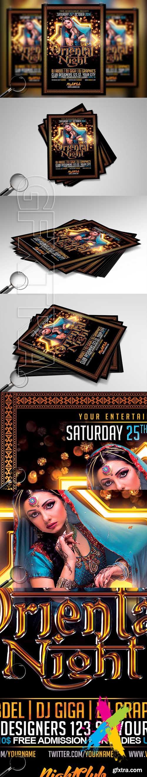 CM - Oriental Night Pure Flyer Template 1633753