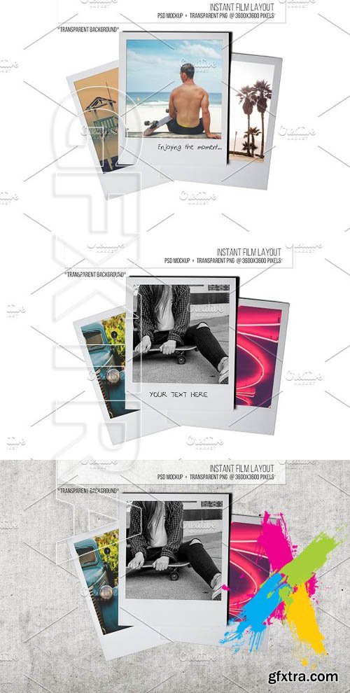 CM - Instant film layout template 1634163
