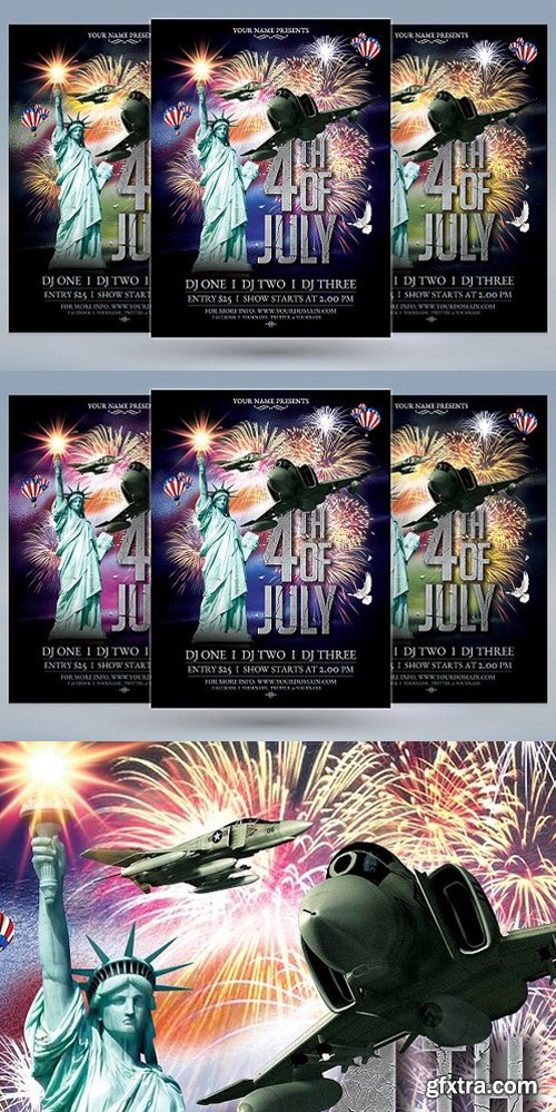 CM - 4th of July Template 1558178