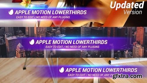 Simple Lowerthird Videohive Apple Motion Template