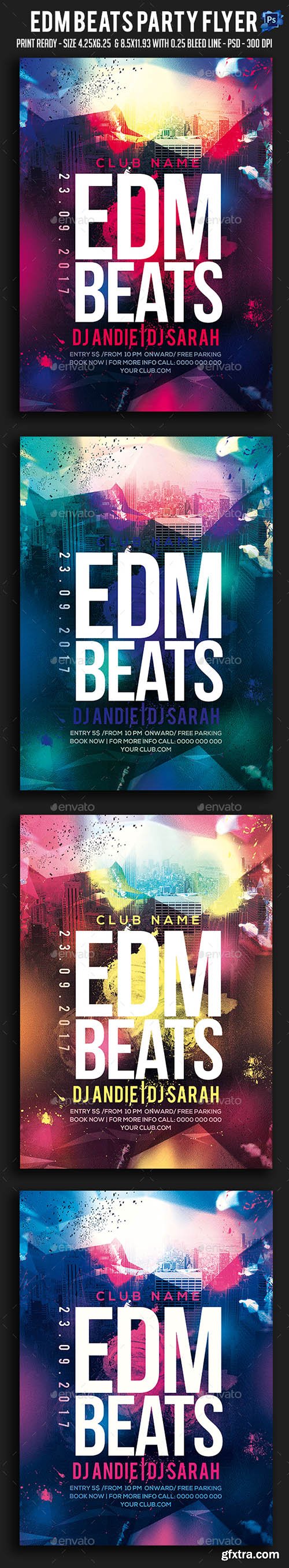 Graphicriver Edm Beats Party Flyer 20092849