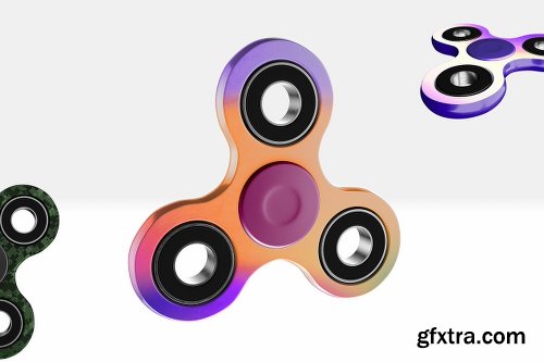 CreativeMarket Fidget Spinner Mockups 1643393