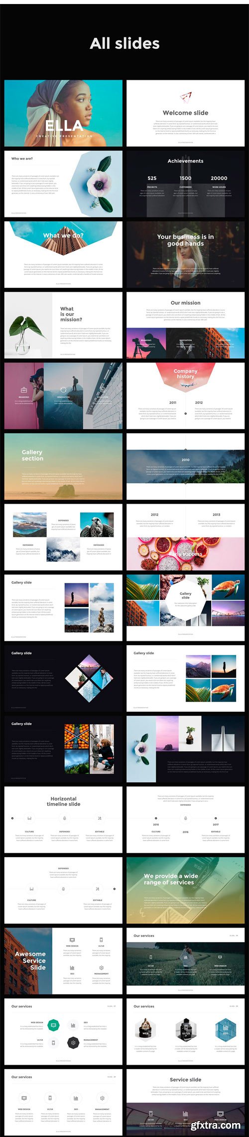 CM 1576802 - ELLA PowerPoint Template + GIFT