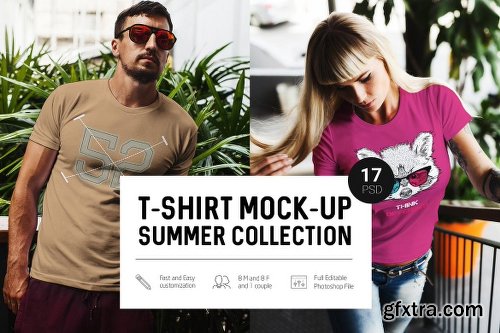 T-Shirt Mock-Up Summer Edition